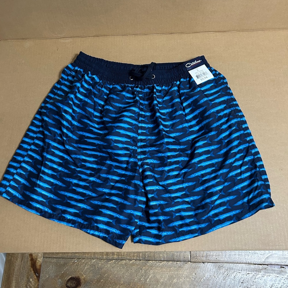 Catalina Blue Patterned Men's Shorts New With Tag